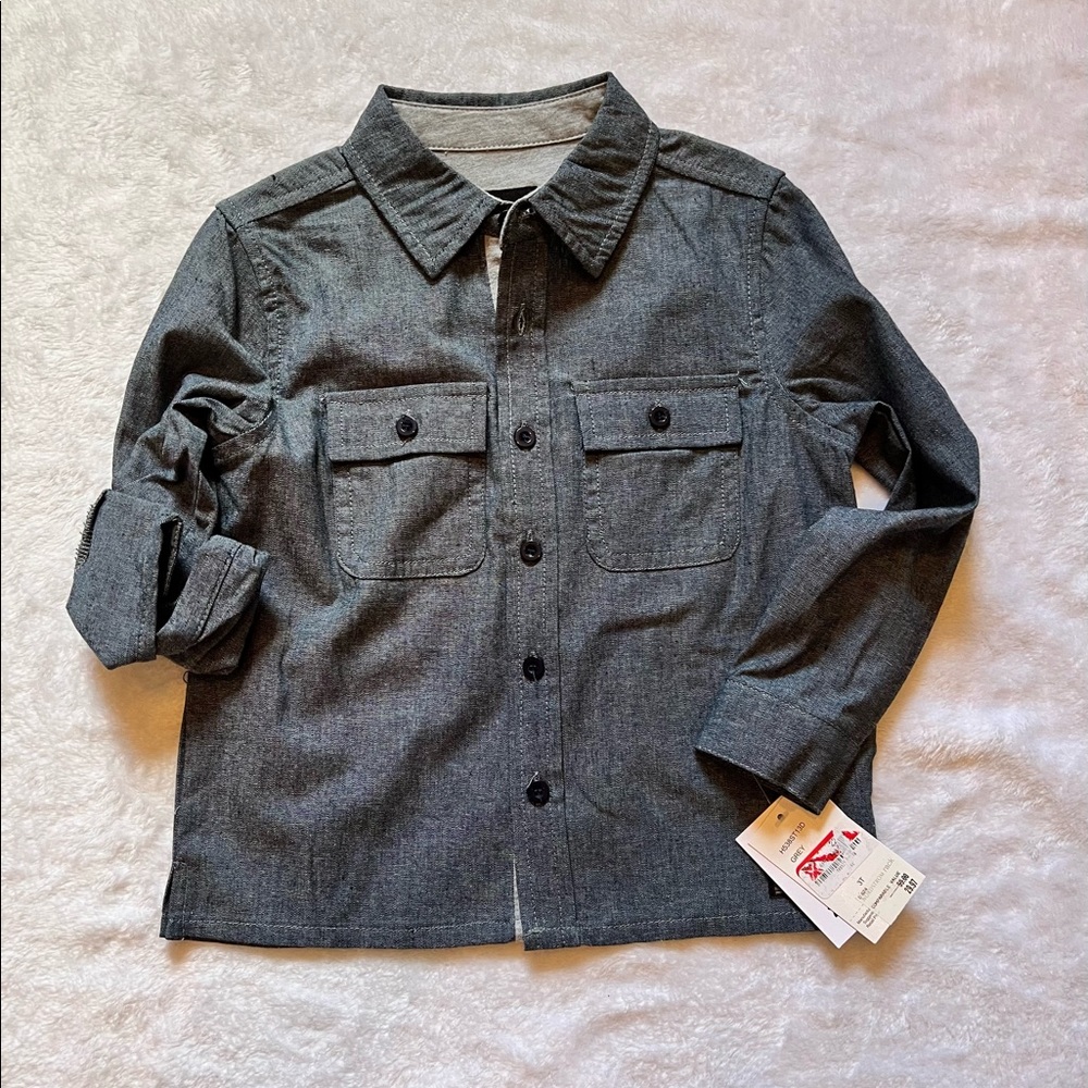 Denim button up